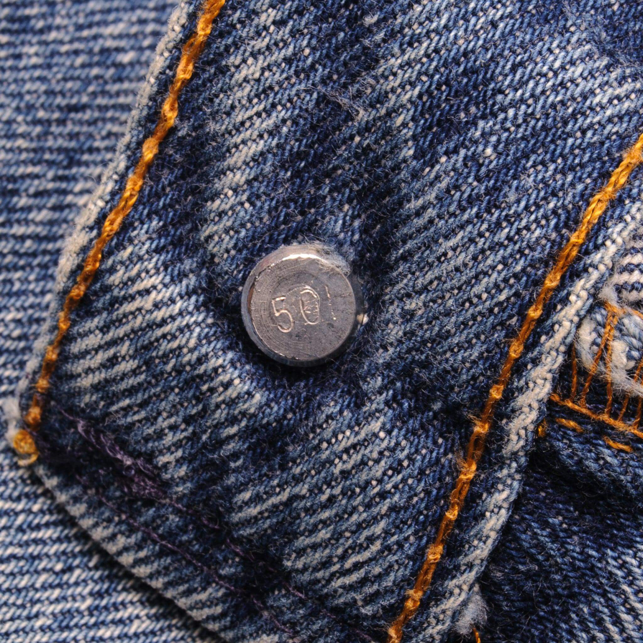 VINTAGE LEVIS 501 JEANS INDIGO 1988-1993 SIZE W33 L30 MADE IN USA