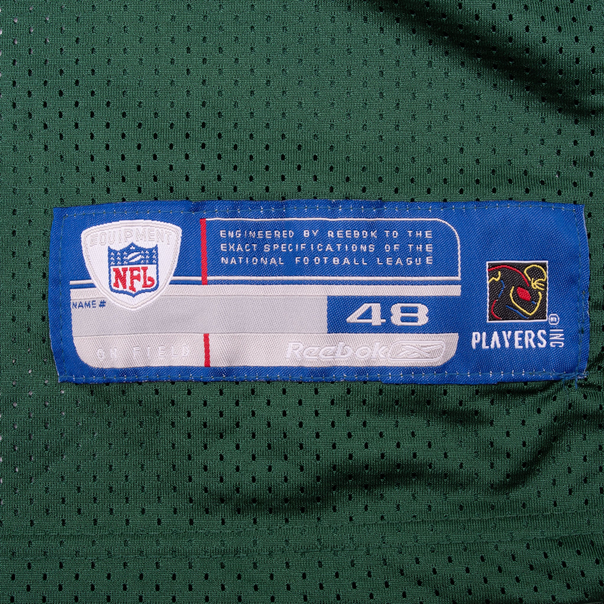 Vintage Nfl Green Bay Packers Brett Favre #4 Reebok On Field Jersey 2000S Size 48