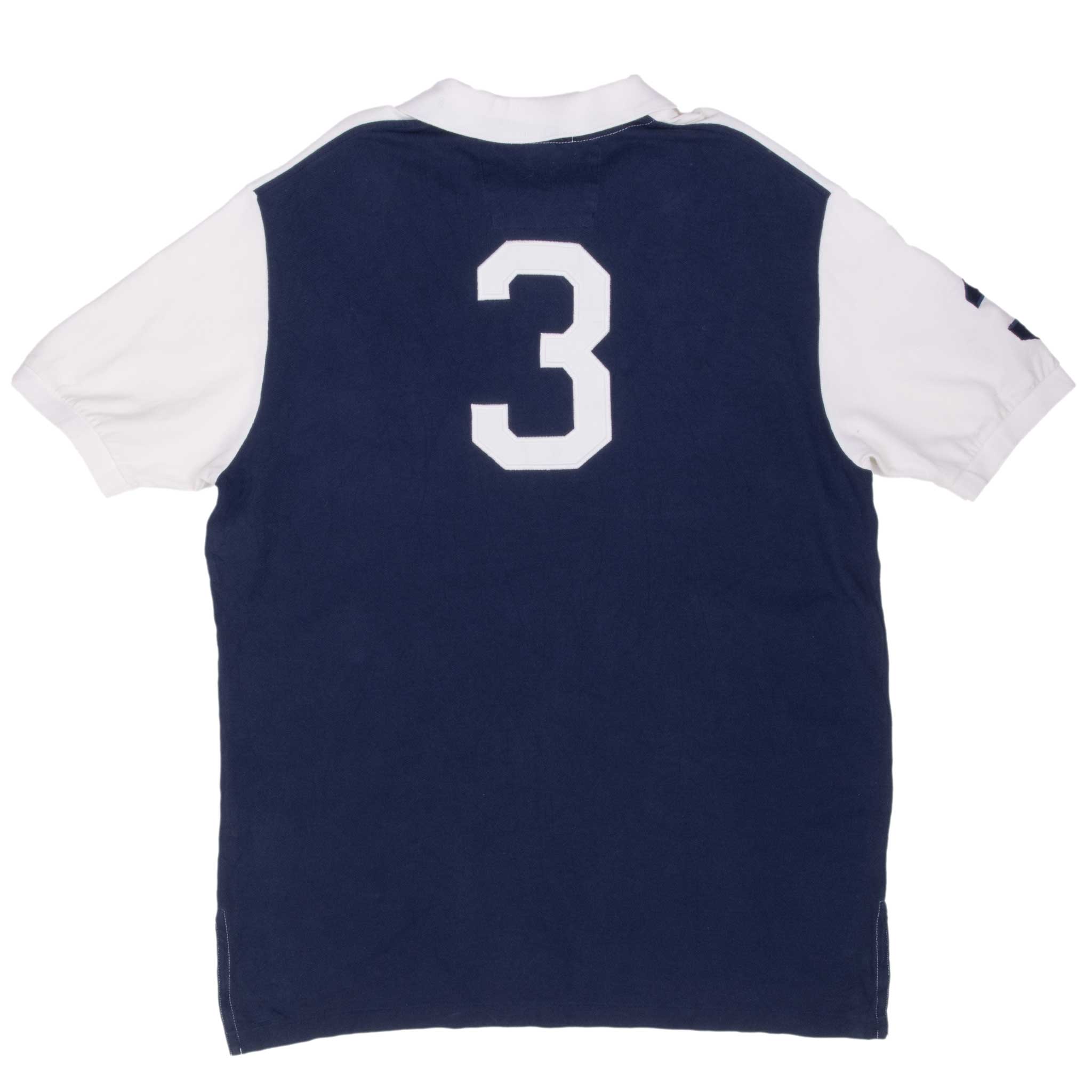 Vintage Ralph Lauren Mercer Rl Team Polo White Shirt 2009 Size XL