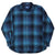 Vintage Pendleton Blue Plaid Western Flannel Wool Shirt 2000S Size 2Xl