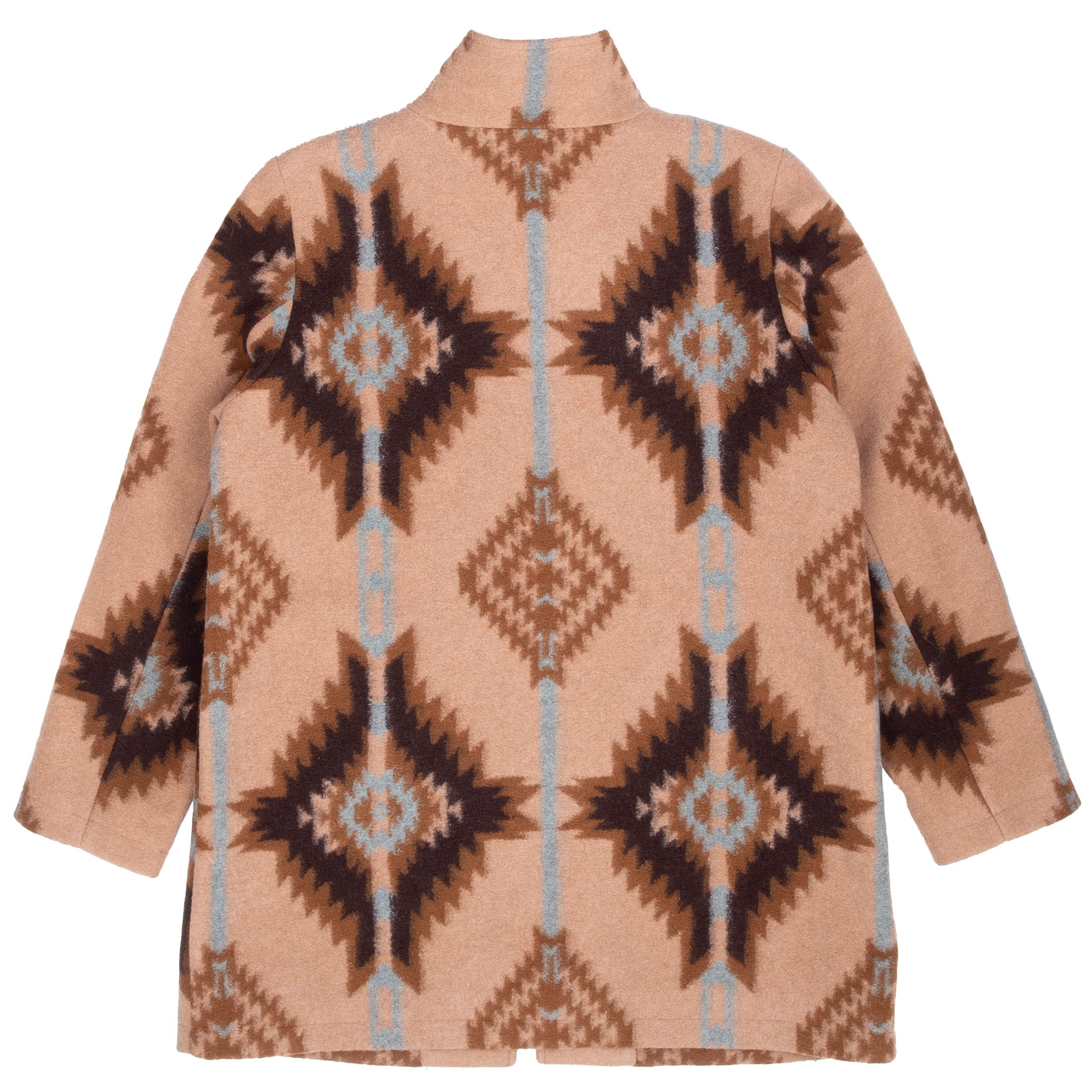 Vintage Pendleton Woolen Brown Navajo Aztec Coat Jacket 2000S Size Xl