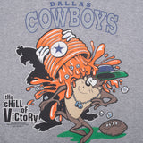 Vintage Nfl Dallas Cowboys Taz Looney Tunes 1994 Sweatshirt Size Large Made In Usa