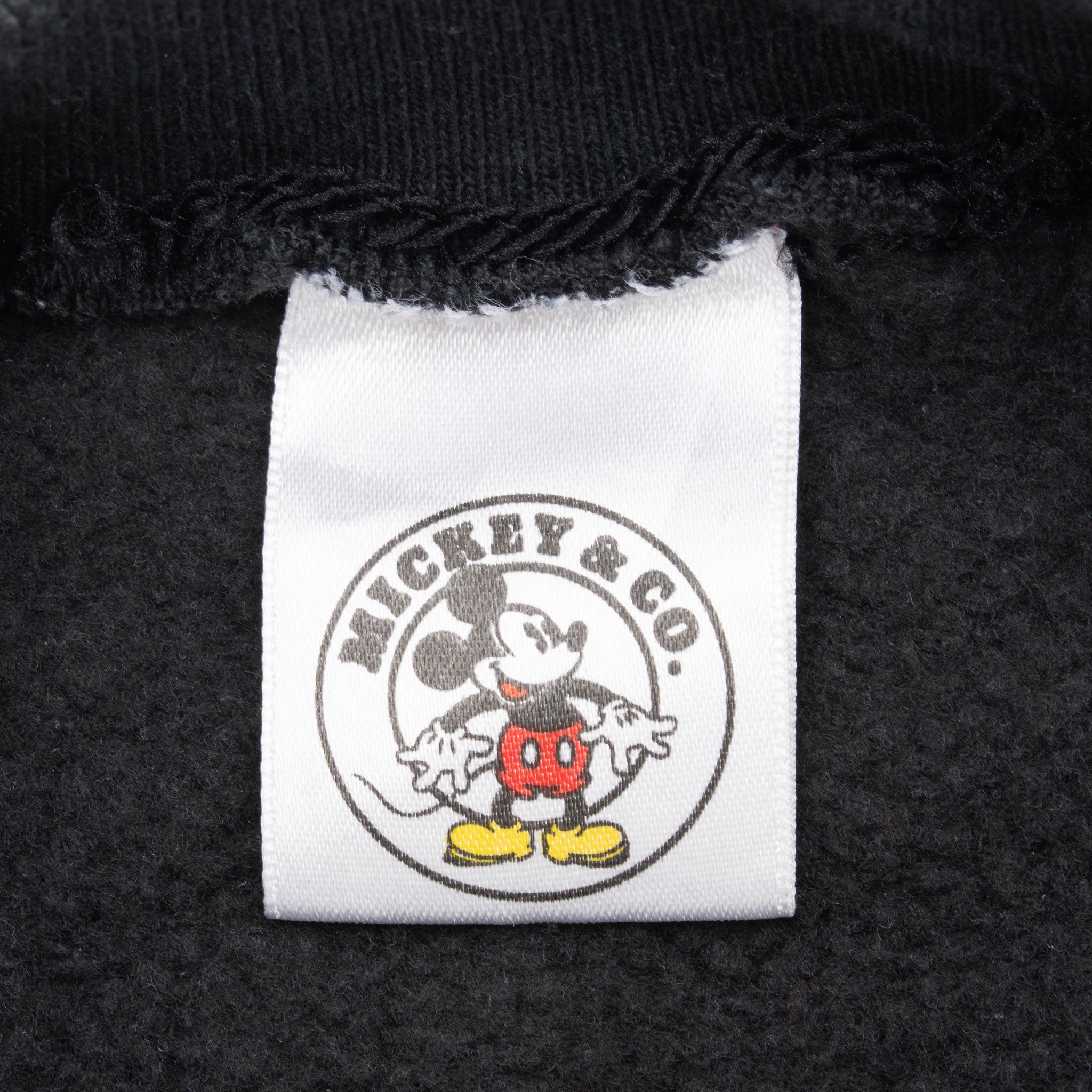 Vintage Disney Mickey Mouse 1990S Black Sweatshirt Size XL Made In Usa