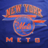 Vintage Blue Champion MLB New York Mets Tee Shirt 1988 Size L With Single Stitch. Made In USA.