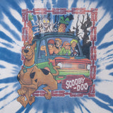 Vintage Scooby-Doo Tie Dye Tee Shirt 1990S Size Large 