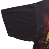 Vintage Original All Over Print Guns N' Roses European Tour 1995 Tee Shirt Size Large With Single Stitch Sleeves