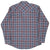 Vintage Pendleton Grey Blue Burgundy Plaid Pearl Buttons Western Wool Shirt 2000S Size Xl