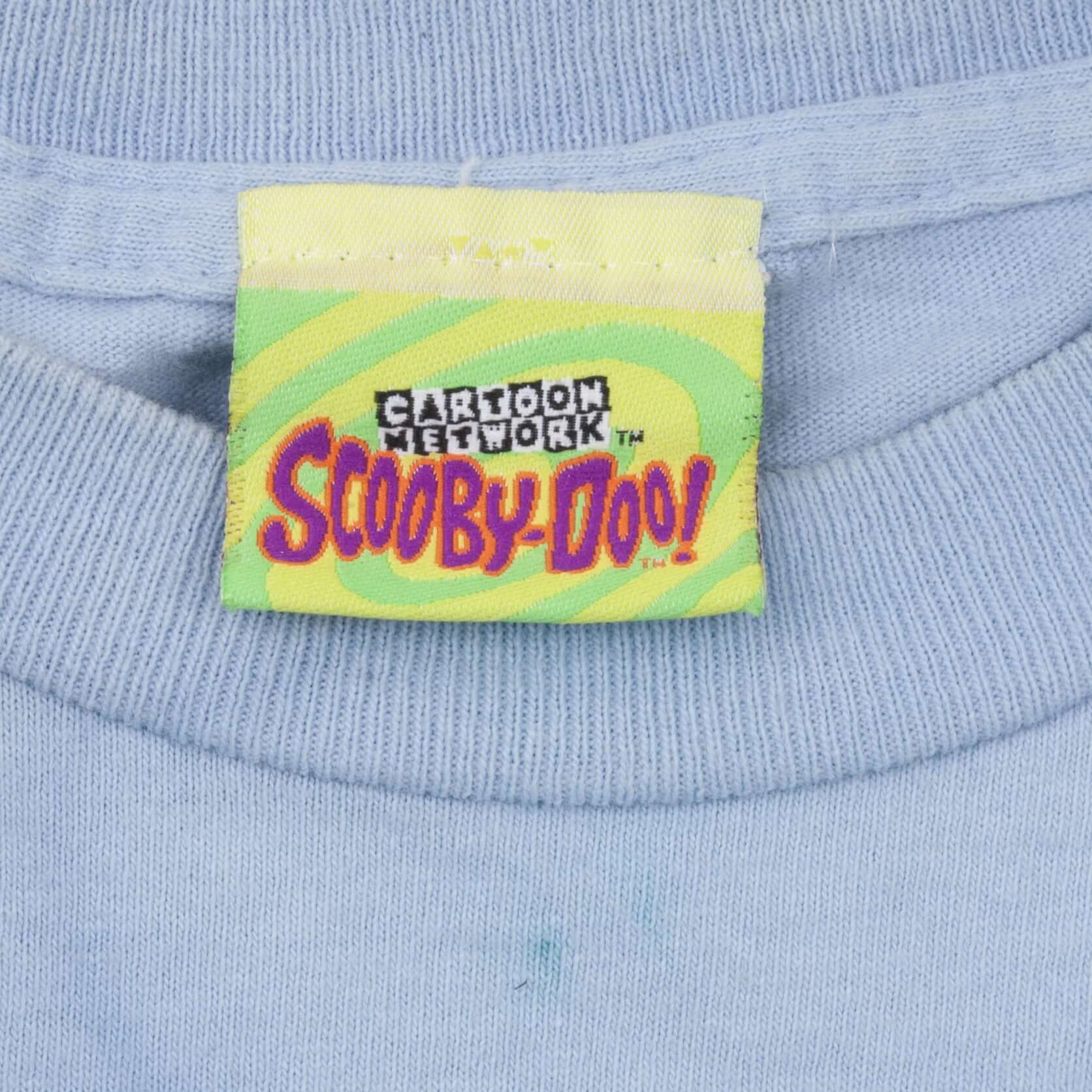 Vintage Scooby-Doo Tie Dye Shark Tee Shirt 1999 Size Medium