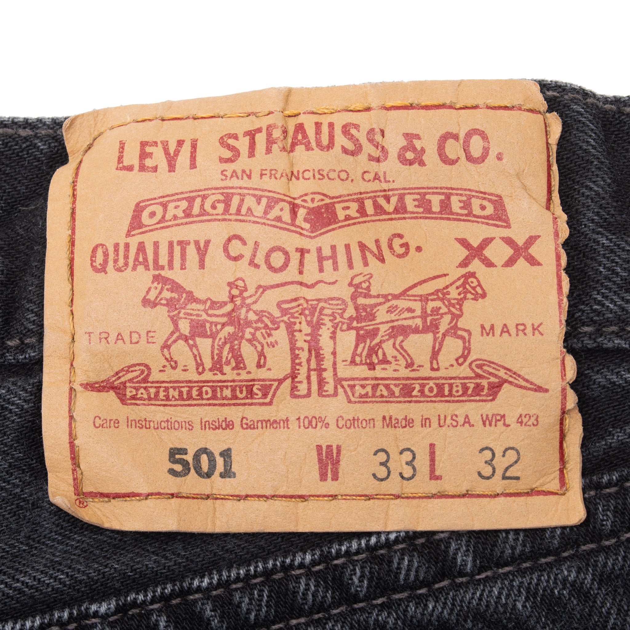 Vintage Levis 501 Black Jeans 1990S Size W31 L30 Made In Usa

Size On Tag : 33X32 Actual Size 31X30

Back Button #553