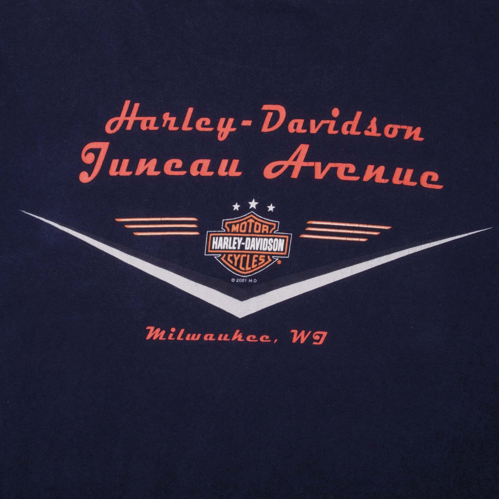 Vintage Harley Davidson Milwaukee 2001 Size 2XL