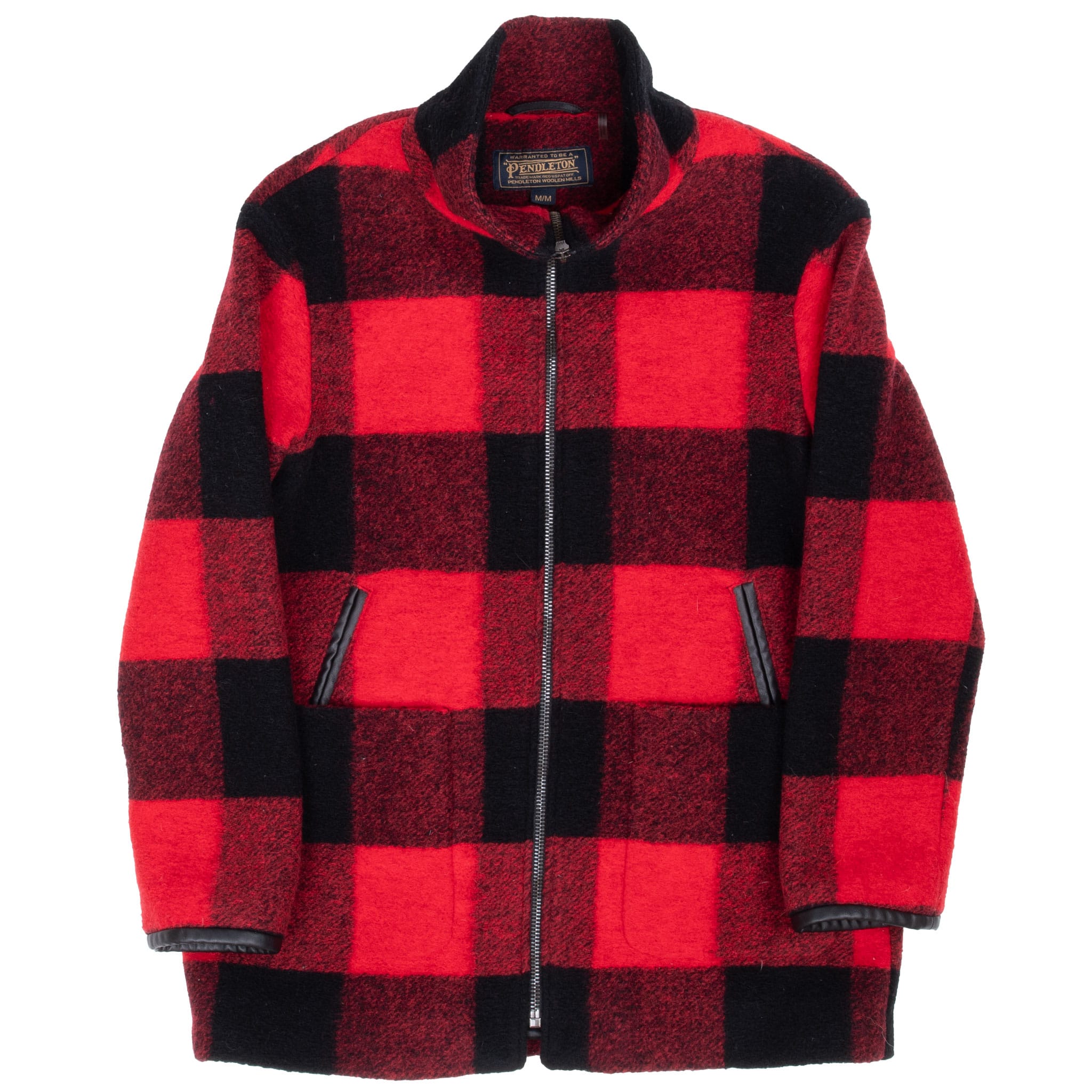 Vintage Pendleton Woolen Buffalo Plaid Coat Jacket 2000S Size Medium