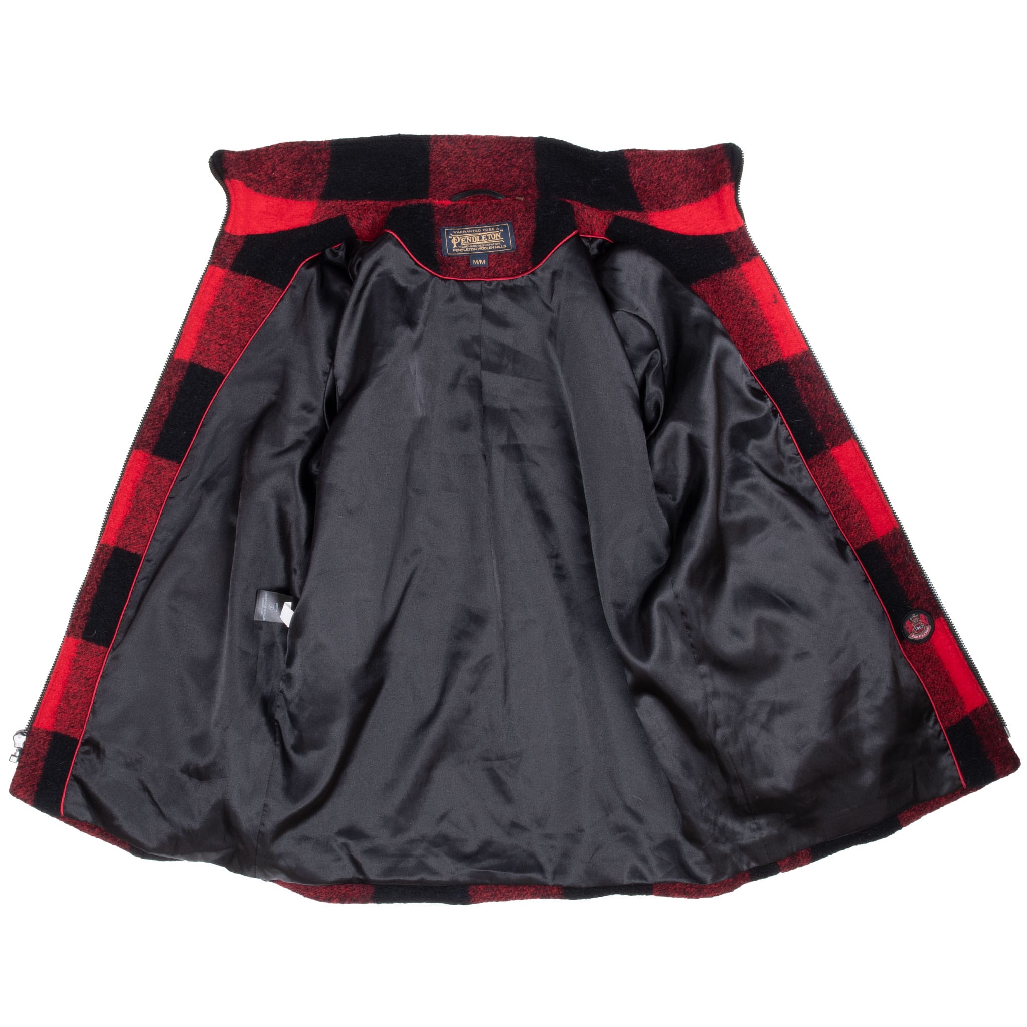 Vintage Pendleton Woolen Buffalo Plaid Coat Jacket 2000S Size Medium