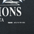 Close-up of T-shirt graphic showing Trench and NFLP copyright and trademark text dated 1993