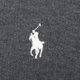 Vintage Polo Ralph Lauren Dark Grey Quarter 1/4 Zip Sweater 1990S Size Large