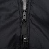 Vintage Nike Swoosh Black Hooded Reversible Windbreaker Jacket 2000S Size Large