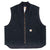 Vintage Carhartt Quilt Lined Black Vest Jacket V01Blk 2008 Size Xl