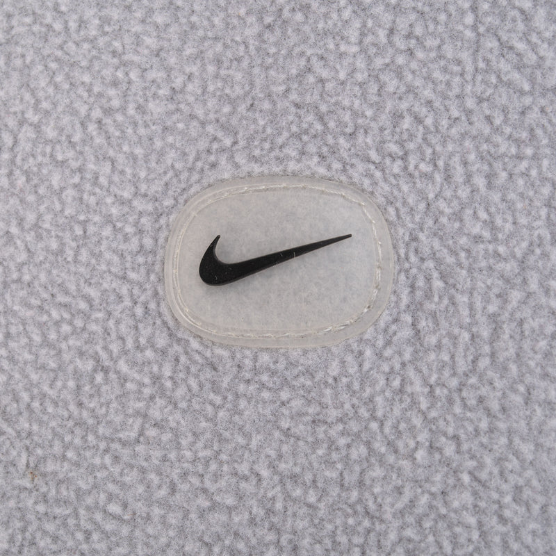 Vintage Nike Swoosh Black Hooded Reversible Windbreaker Jacket 2000S Size Large
