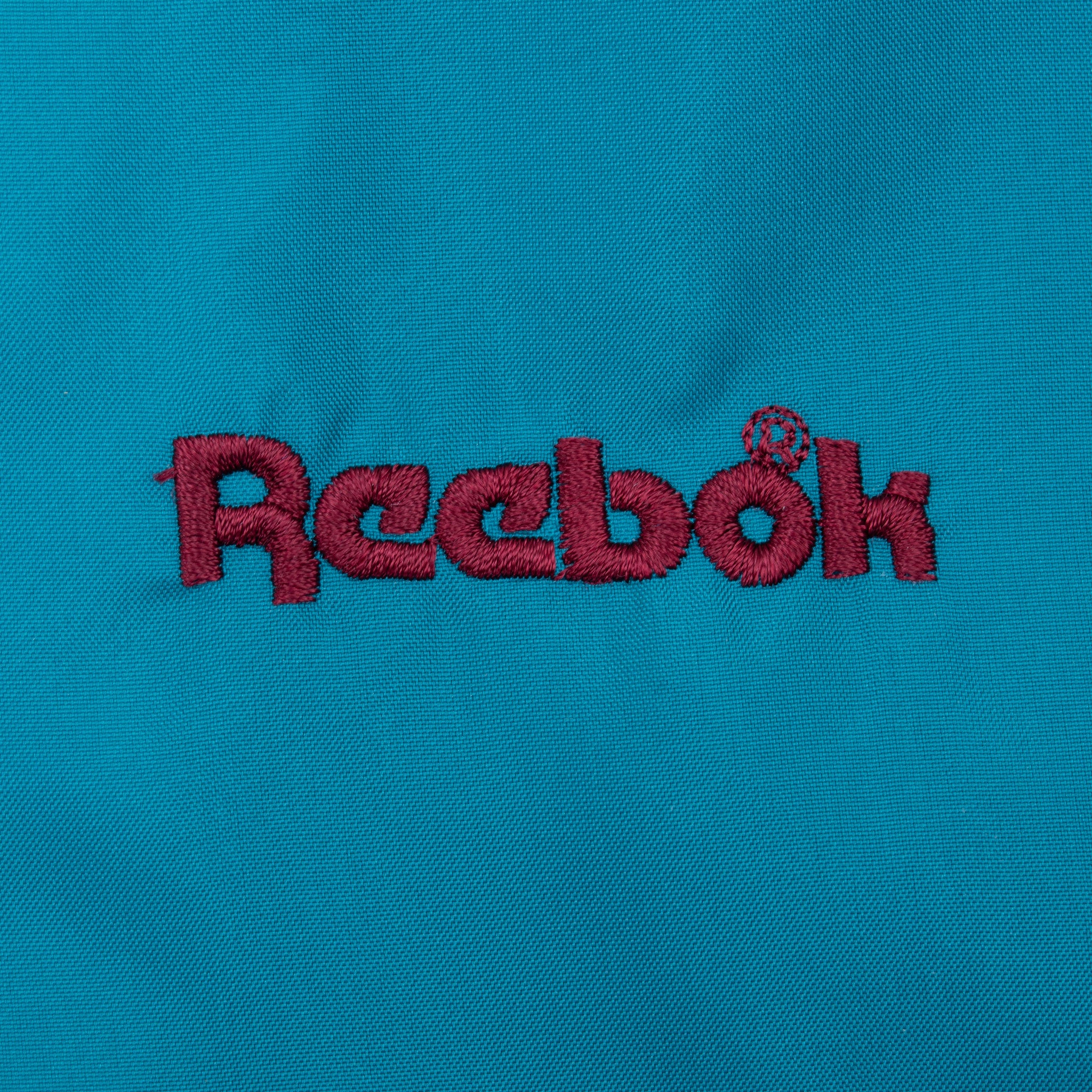 Vintage Reebok Blacktop Turquoise Pullover Windbreaker Jacket 1990S Size Large