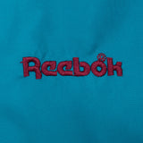 Vintage Reebok Blacktop Turquoise Pullover Windbreaker Jacket 1990S Size Large