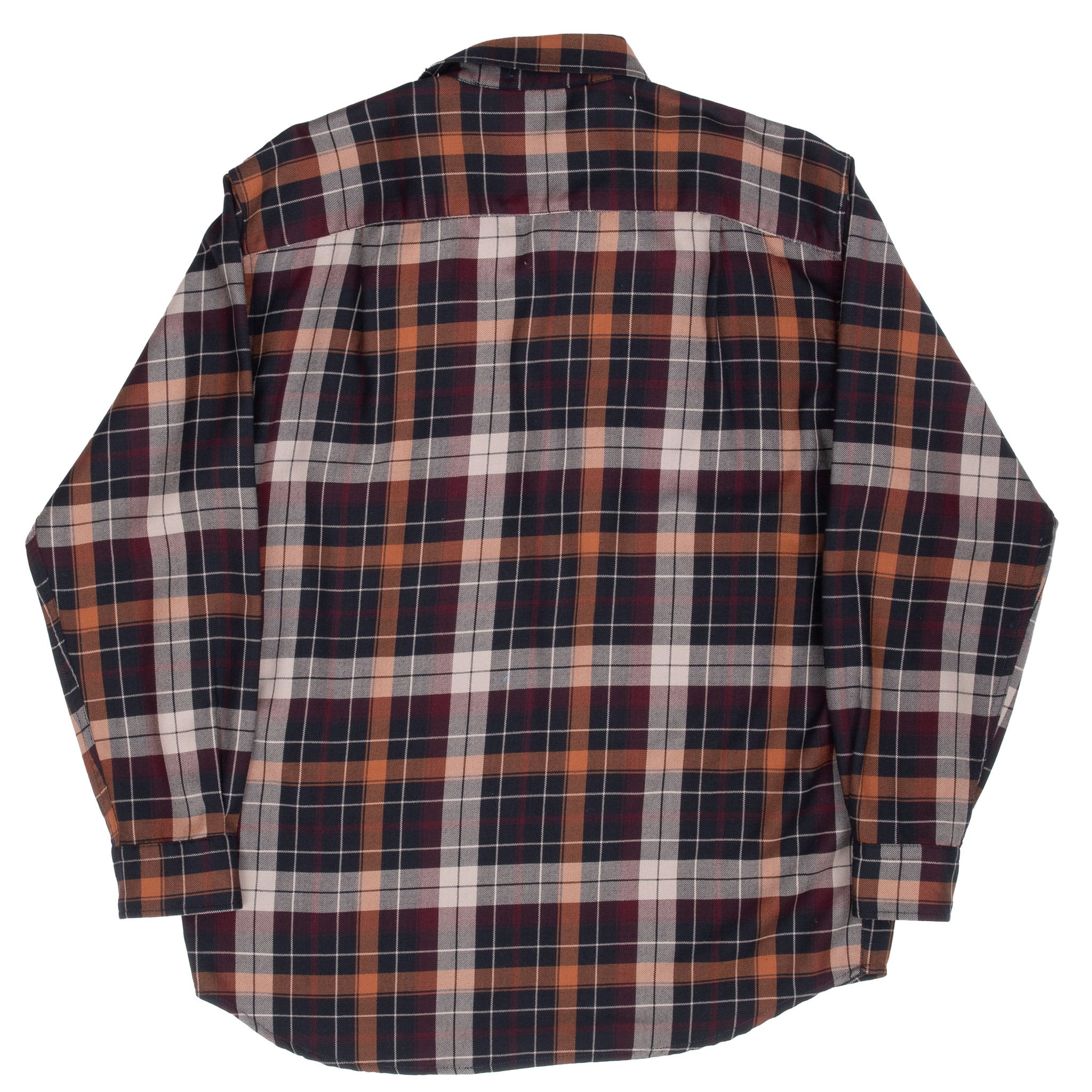 Vintage Pendleton Brown Plaid Western Wool Shirt 2000S Size Large