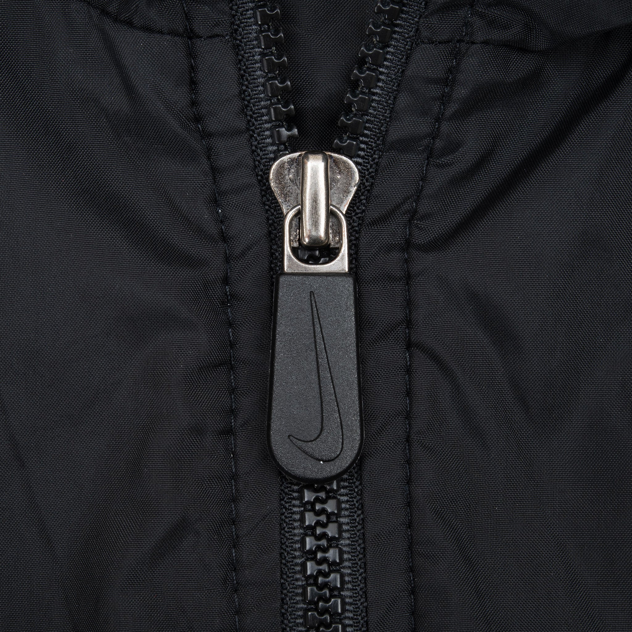 Vintage Nike Big Swoosh Black Windbreaker Jacket 1990S Size XL