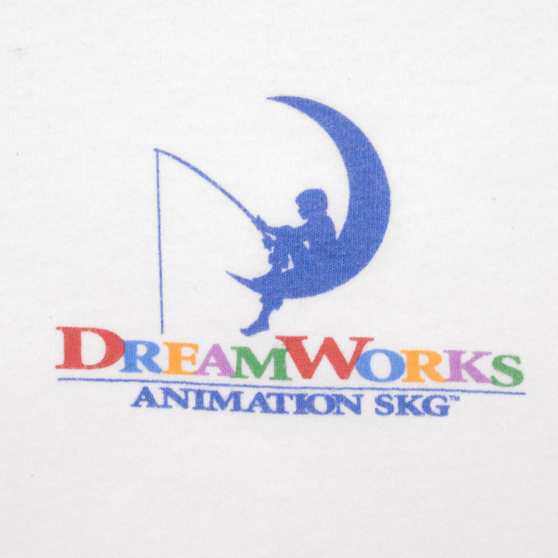 Vintage Shrek 3 Dreamworks Amination SKG Back Print White Tee Shirt Size XL