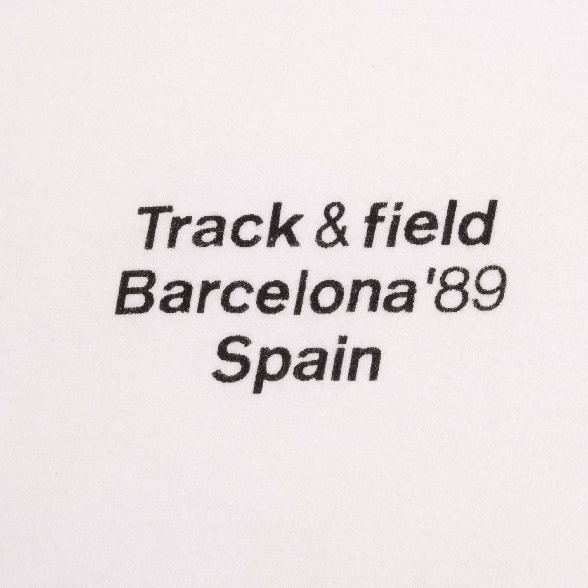 Vintage Nike Barcelona Track And Field 1989 Polo Shirt Size Medium