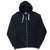 Vintage Ralph Lauren Full Zip Classic Black Hoodie Sweatshirt 1990S Size 3XL Tall