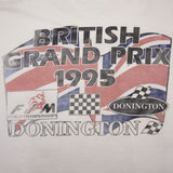 Vintage Moto GP British Grand Prix 1995 Donington Tee Shirt 1995 Size XL 