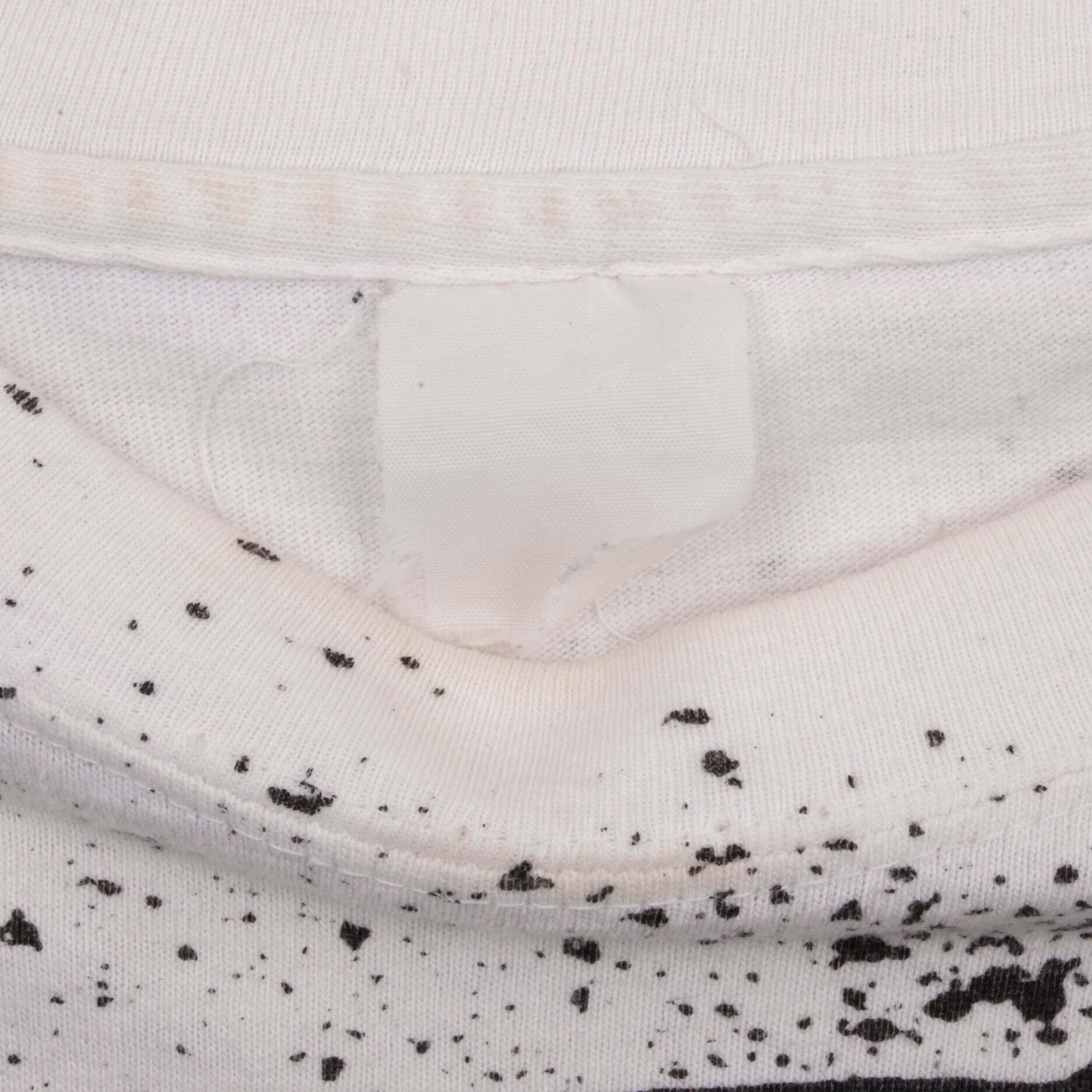 Vintage All Over Print Indiana University Football Tee Shirt 1990S Size Large With Single Stitch Sleeves.