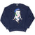 Vintage Betty Boop Navy Blue Sweatshirt 1990S Size Xl Made In Usa