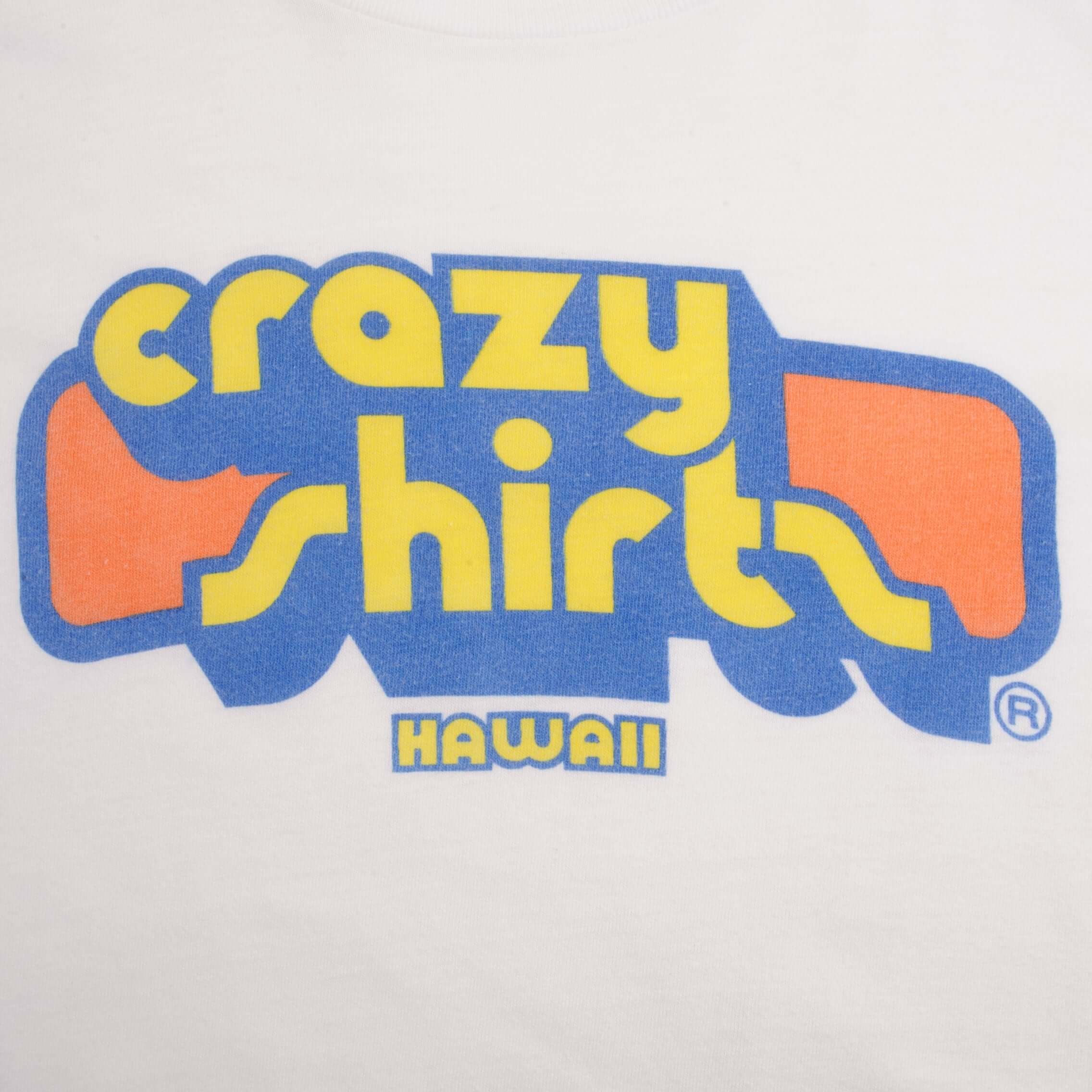 Vintage Crazy Shirt Hawaii Tee Shirt 1990S Size Large Made In Usa With Single Stitch Sleeves