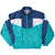 Vintage Puma Blue Neon Windbreaker Jacket 1980S Size XL