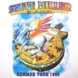 Vintage Steve Miller Band Summer Tour 1996 Tee Shirt Size Large With Single Stitch Sleeves