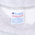 Champion Reverse Weave large neck label inside gray sweatshirt