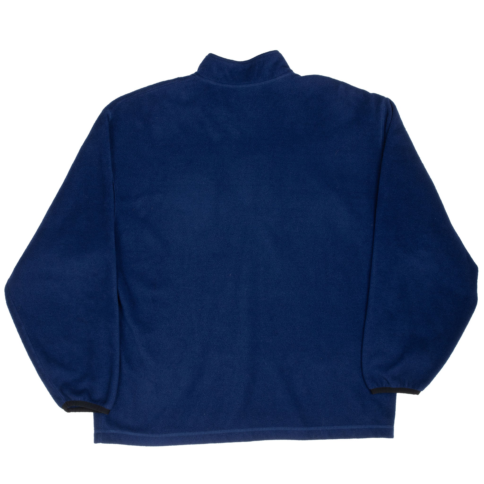 Vintage Adidas Blue Fleece Pullover Windbreaker Jacket 1990S Size Large