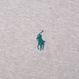 Vintage Ralph Lauren Beige Turtle Neck Long Sleeve Tee Shirt 1990S Large