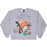 Vintage Nfl Dallas Cowboys Taz Looney Tunes 1994 Sweatshirt Size Large Made In Usa