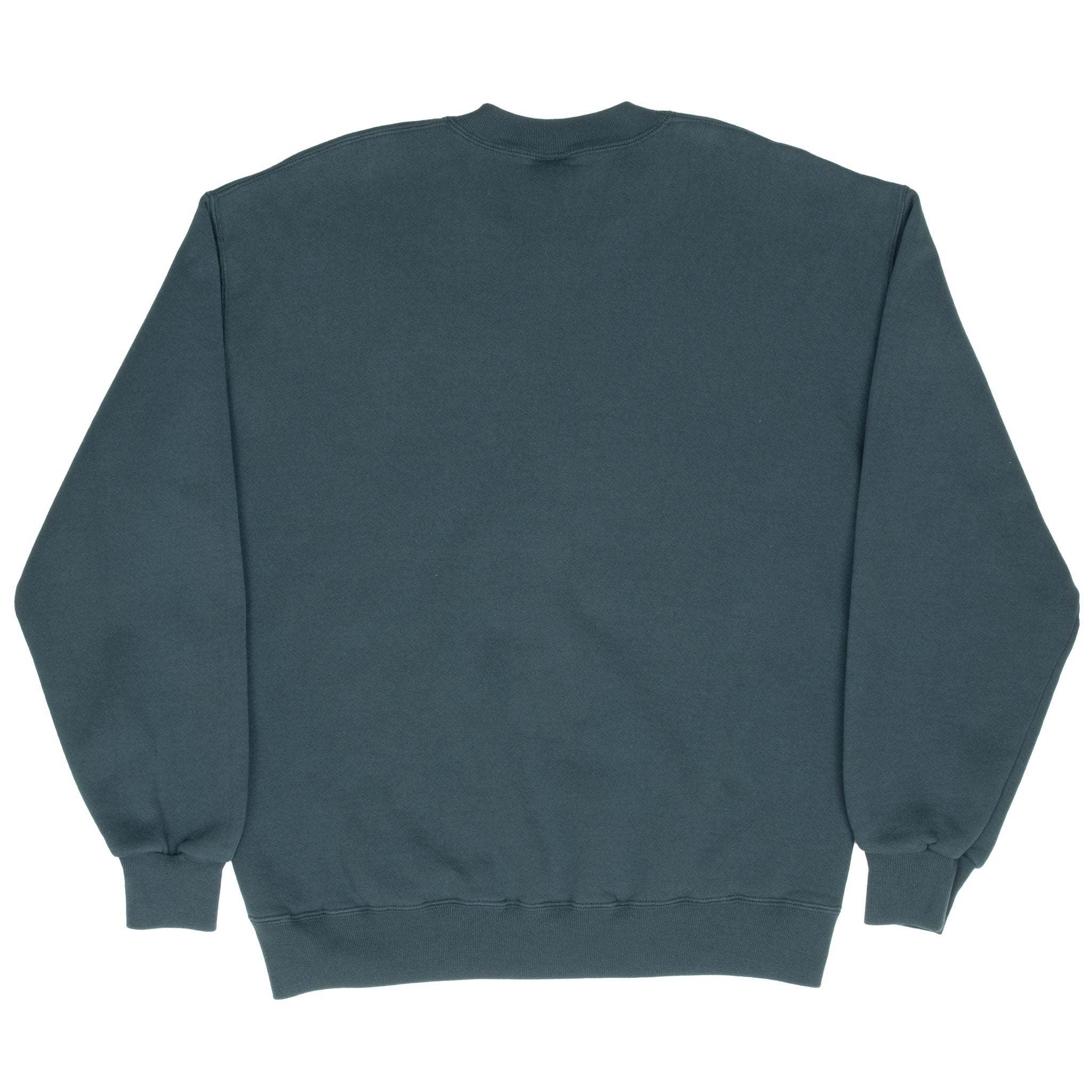 Vintage Russell Athletic Blank Pine Green Sweatshirt 1990S Size Large Made In Usa