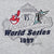 1997 World Series embroidery with Cleveland Indians and Florida Marlins logos