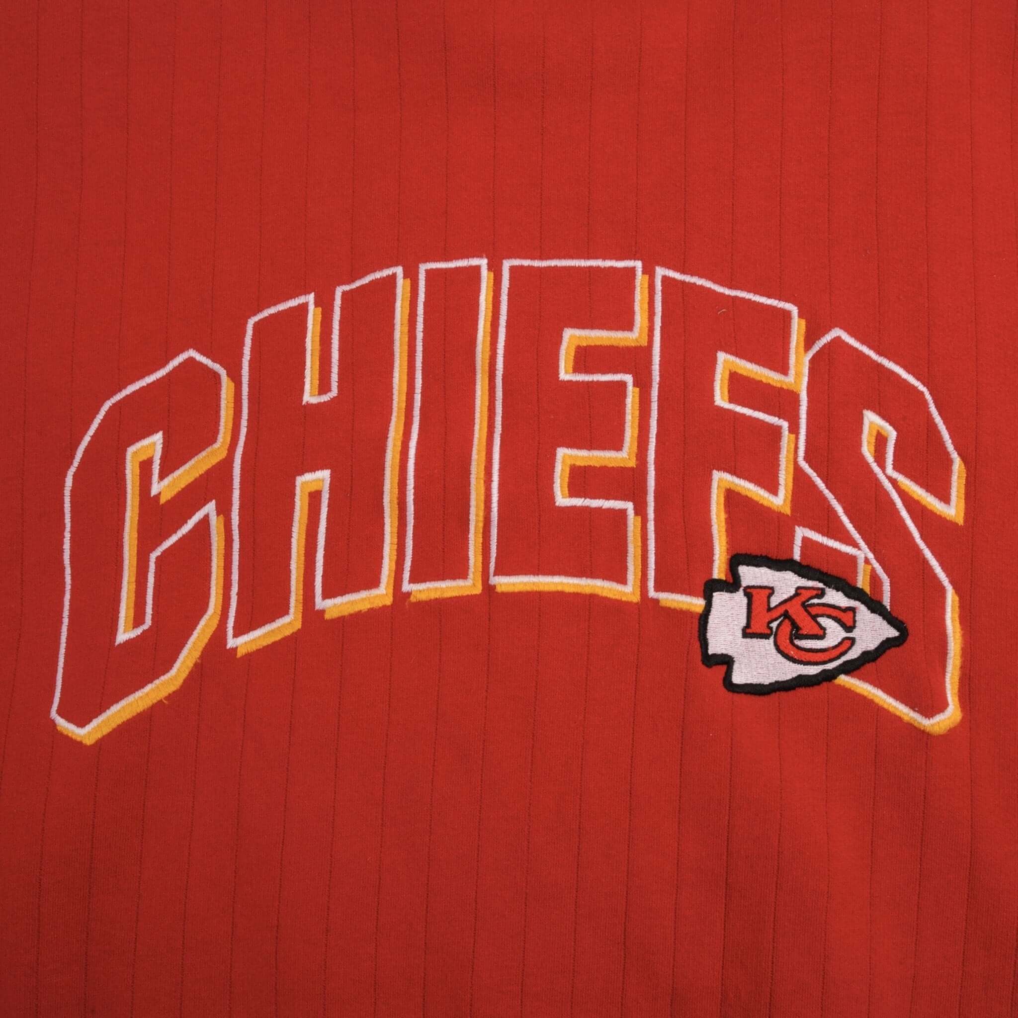 Vintage NFL Kansas City Chiefs Embroidered Taylor Swift Sweatshirt Size XL 1990S
