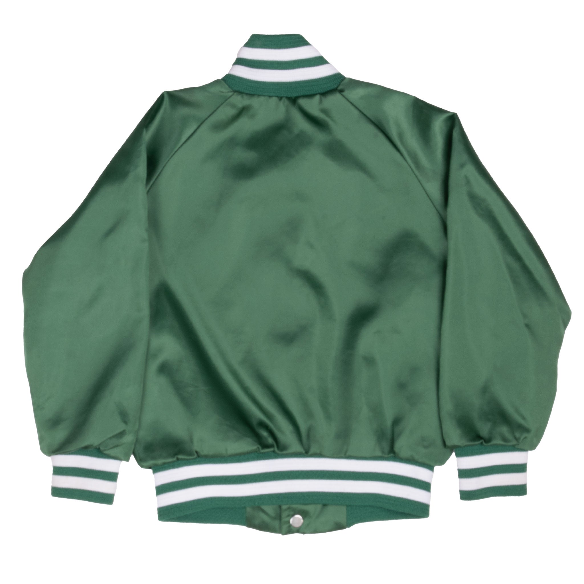 Vintage Nba Boston Celtics Bomber Satin Kids Jacket 1990S Size 4 Year Made In Usa