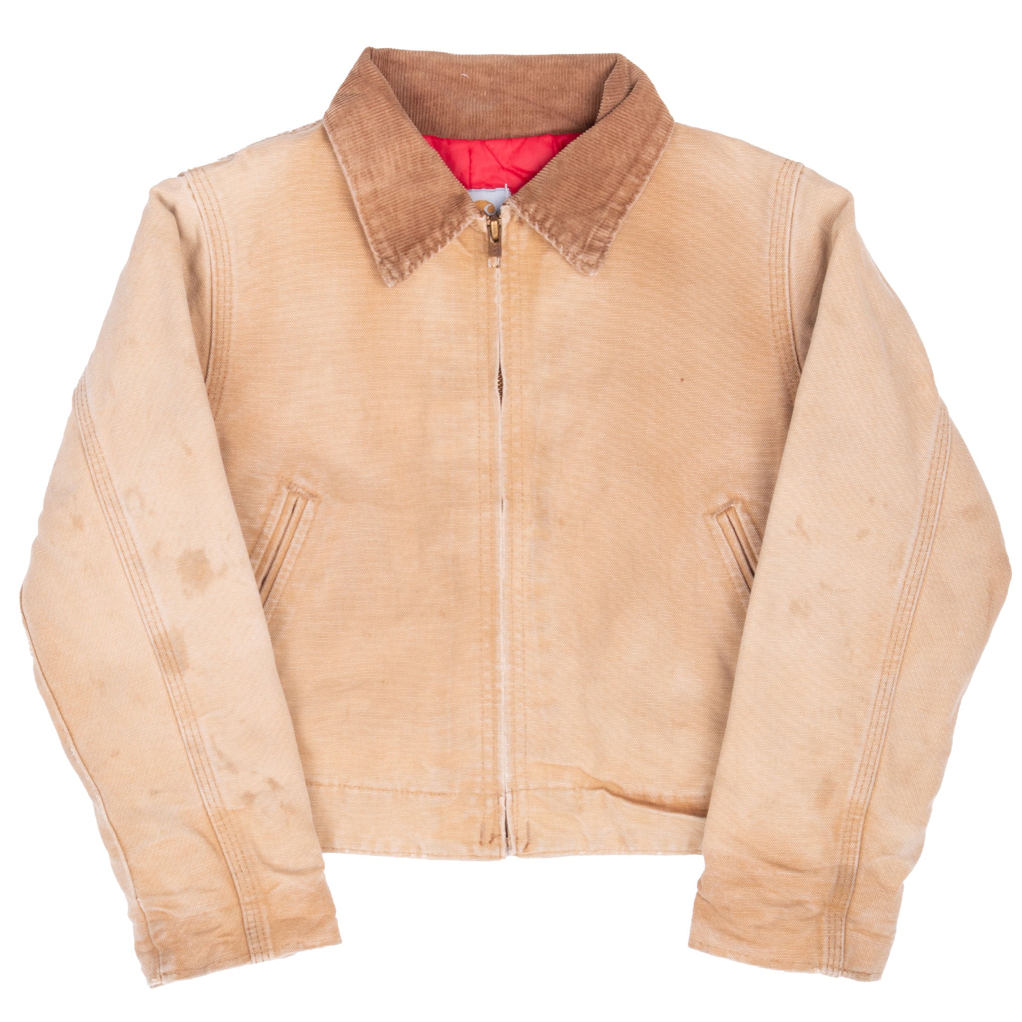 Vintage Carhartt Detroit Style Worker Kids Jacket 1990S Size 8YRS Made Usa