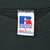 Russell Athletic size L neck tag with Made in USA and care content over text