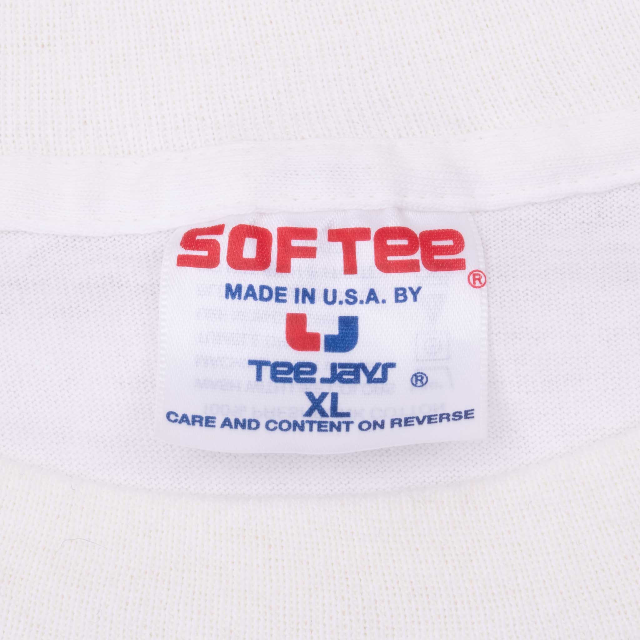 Vintage NFL Atlanta Falcons VS Denver Broncos Super Bowl XXXIII 1999 Tee Shirt Size Large Made in USA With Single Stitch Sleeves