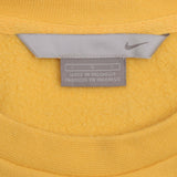 Vintage Nike Classic Swoosh Yellow Sweatshirt 2000S Size Large