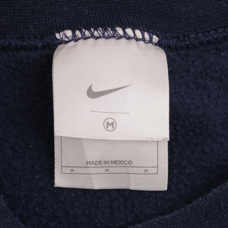 Vintage Black Nike Classic Small Swoosh Sweatshirt 2000s Size Medium