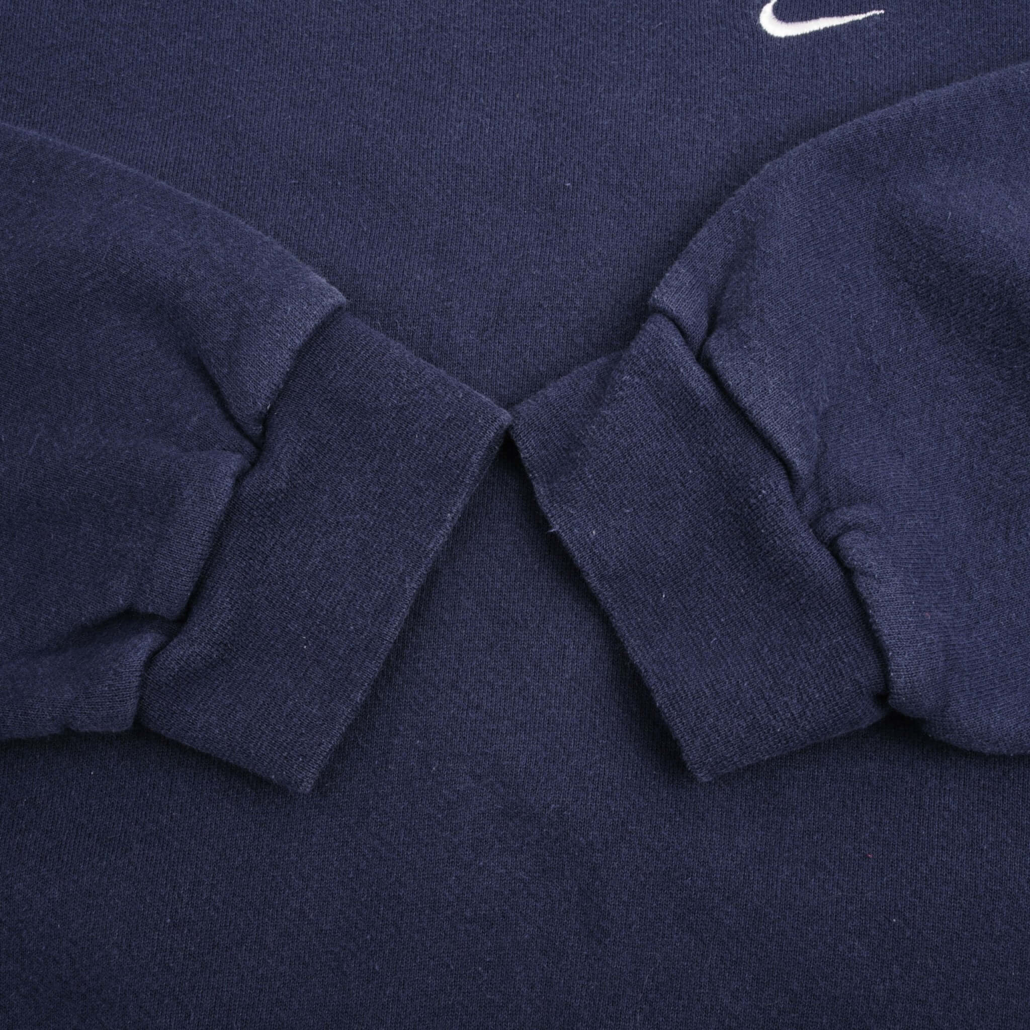 Vintage Black Nike Classic Small Swoosh Sweatshirt 2000s Size Medium