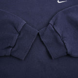 Vintage Black Nike Classic Small Swoosh Sweatshirt 2000s Size Medium