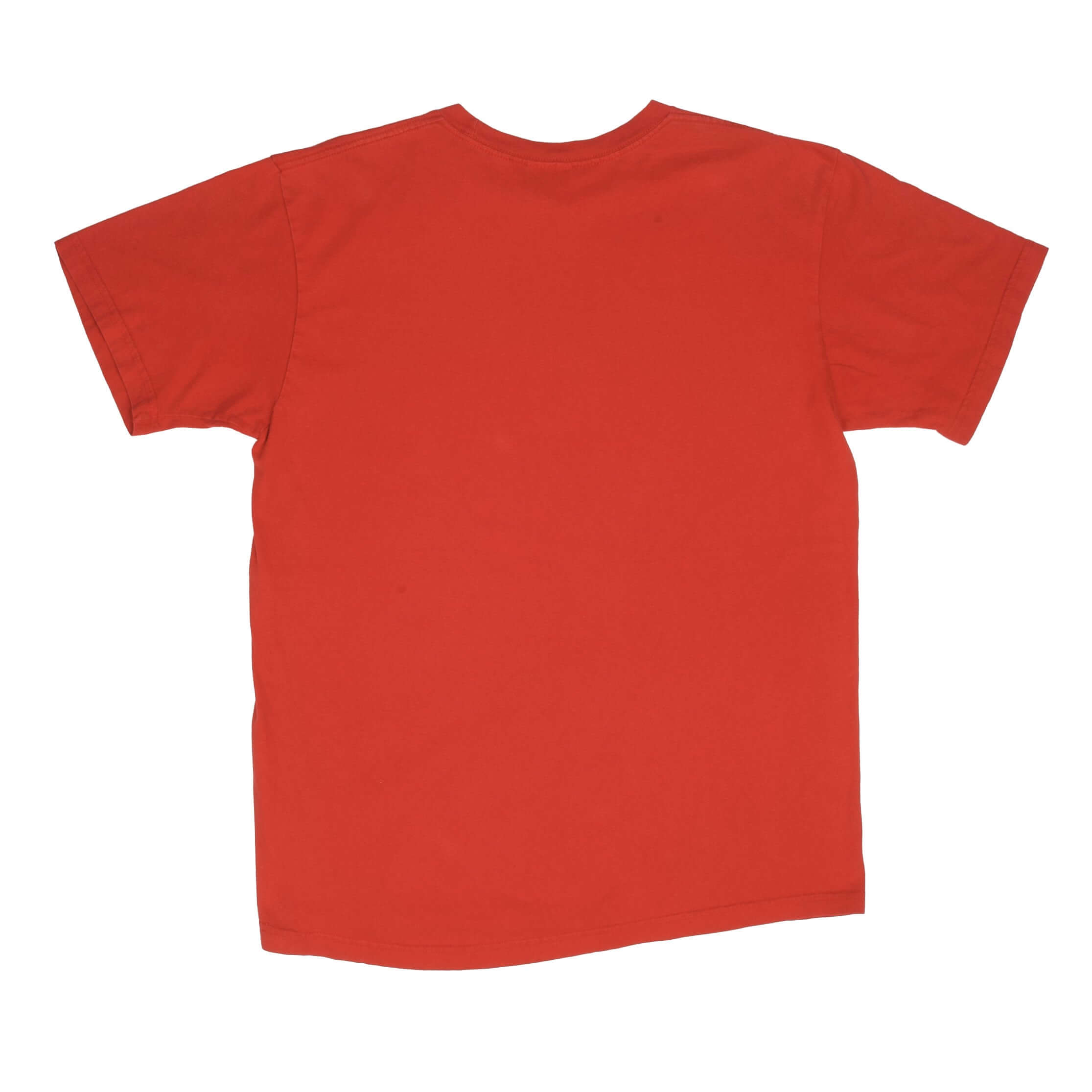 Vintage Tommy Hilfiger Spellout Red Tee Shirt 1990S Size Medium